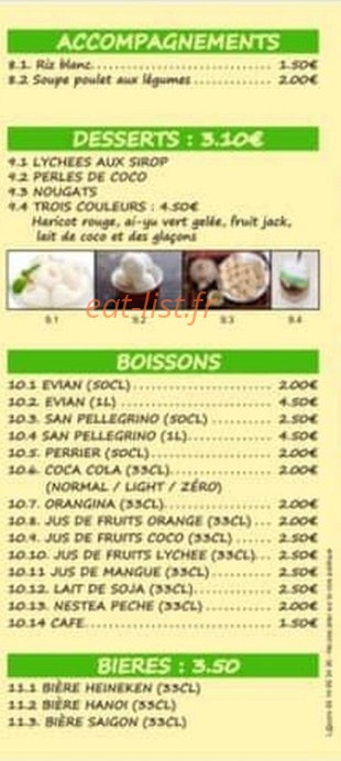 Pho Viet — carte page 5