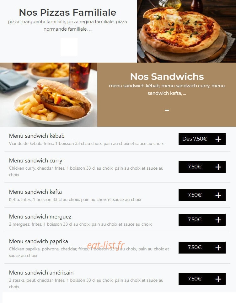 Pizza Capri — carte page 5