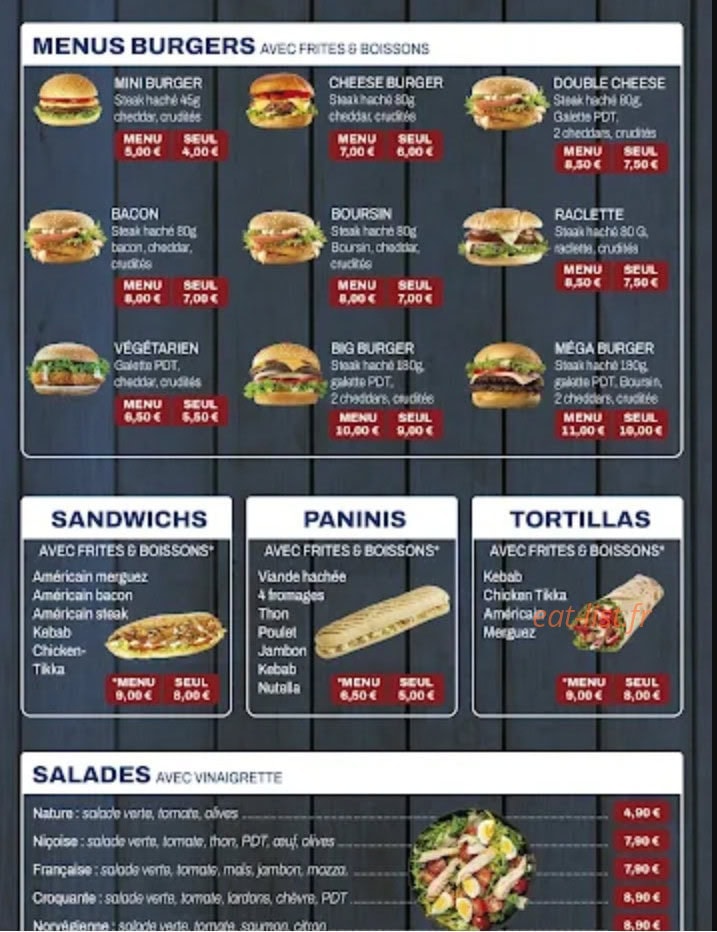 Pizza Resto — carte page 3