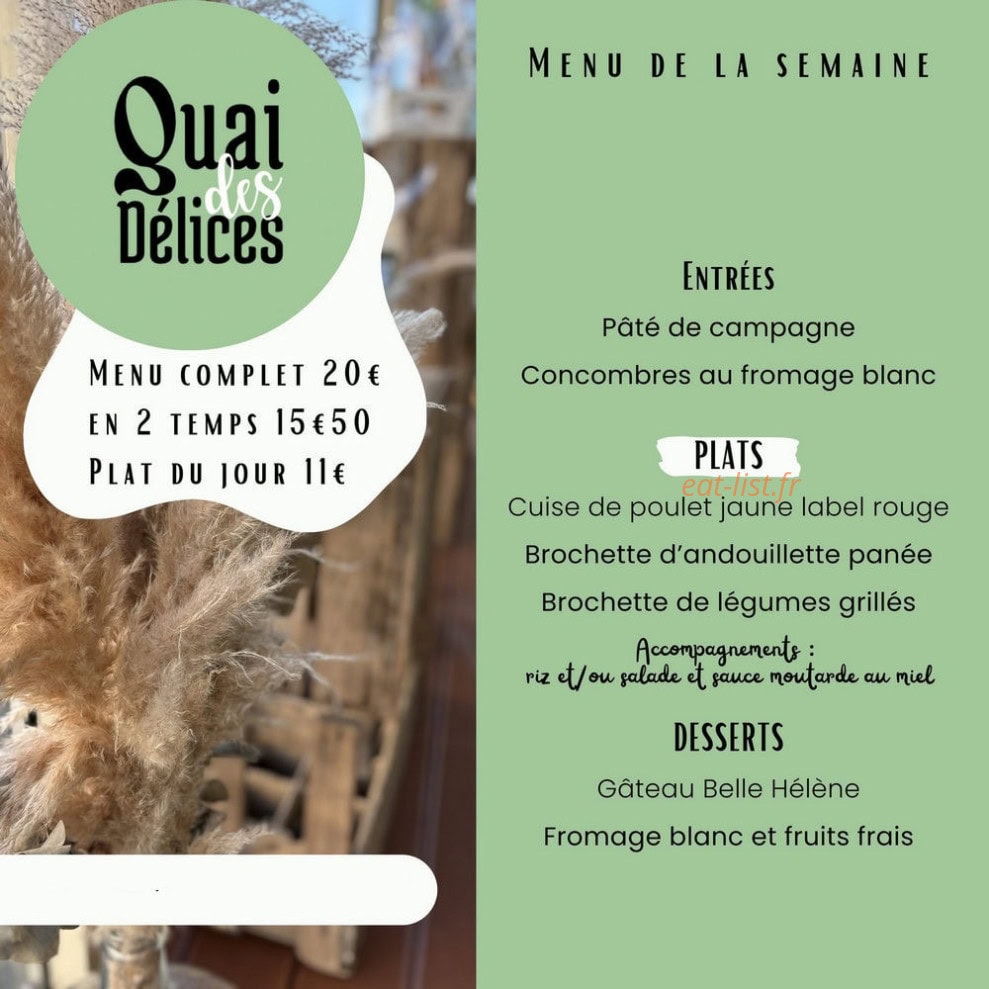 Quai des Délices — carte page 1