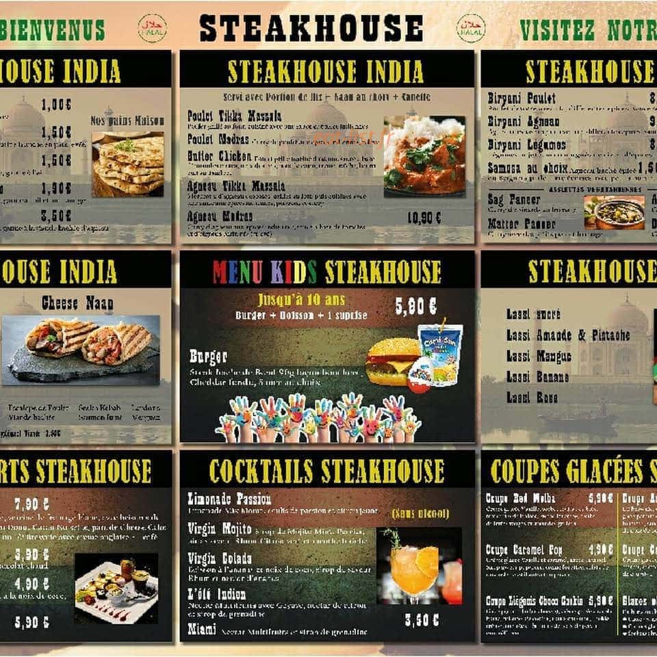 Steakhouse à Le Havre - menu et photos