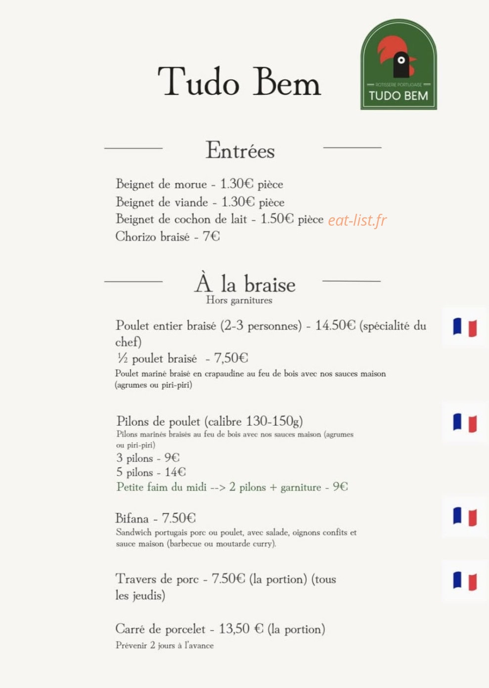 Tudo Bem — carte page 1