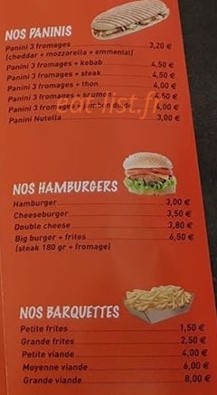 Fauvill's kebab — carte page 3