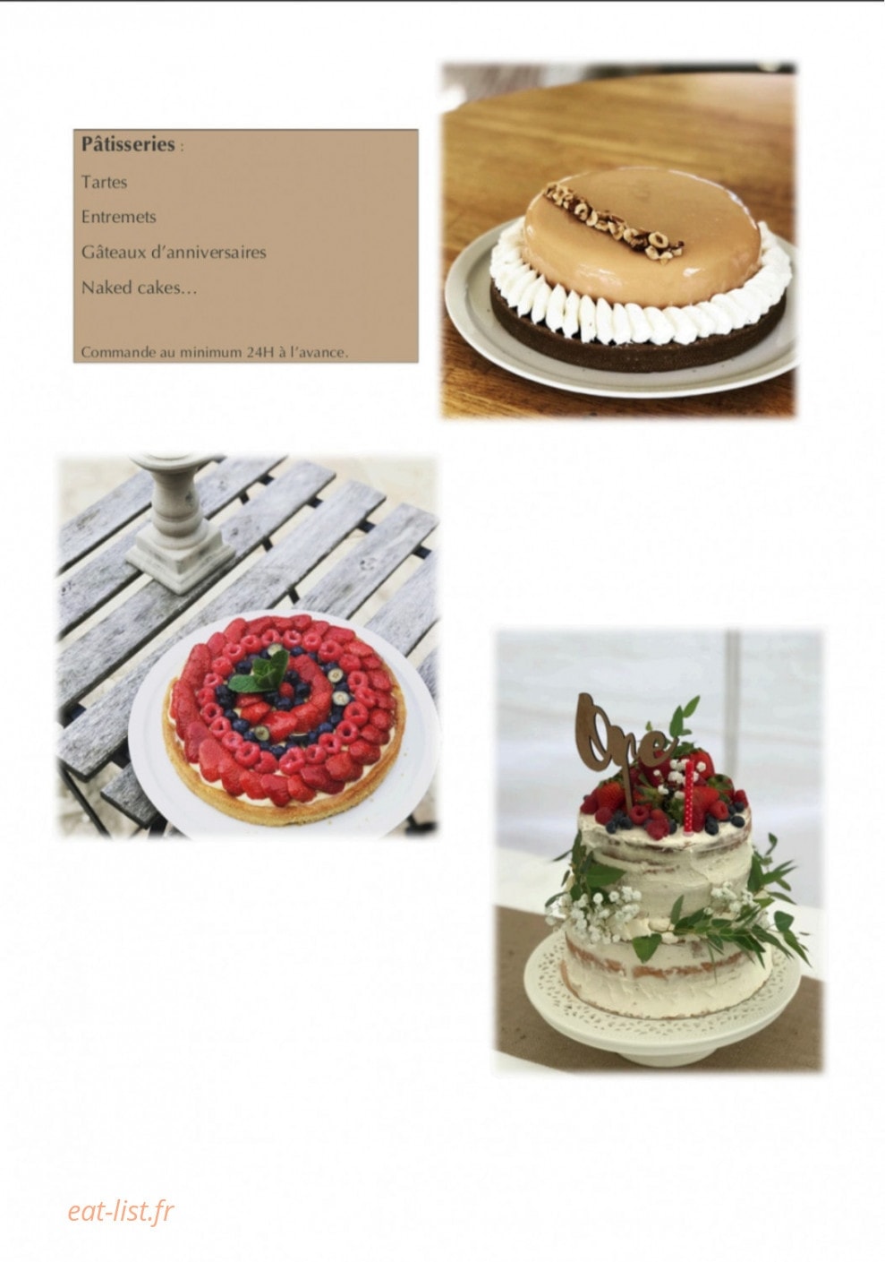 Les petits plats de Chacha — carte page 2