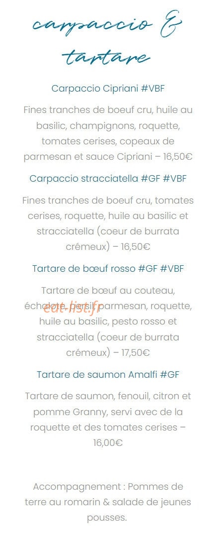 Il Ristorante — carte page 5