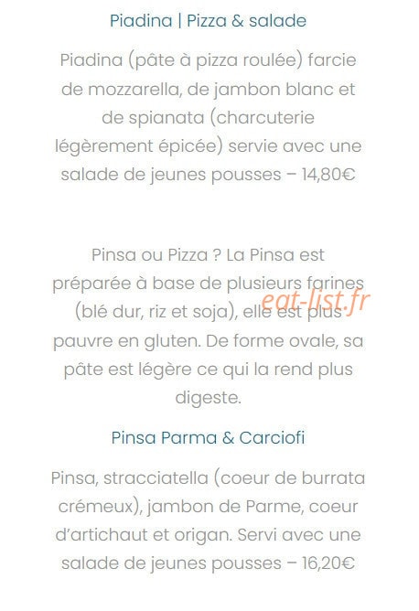 Il Ristorante — carte page 7