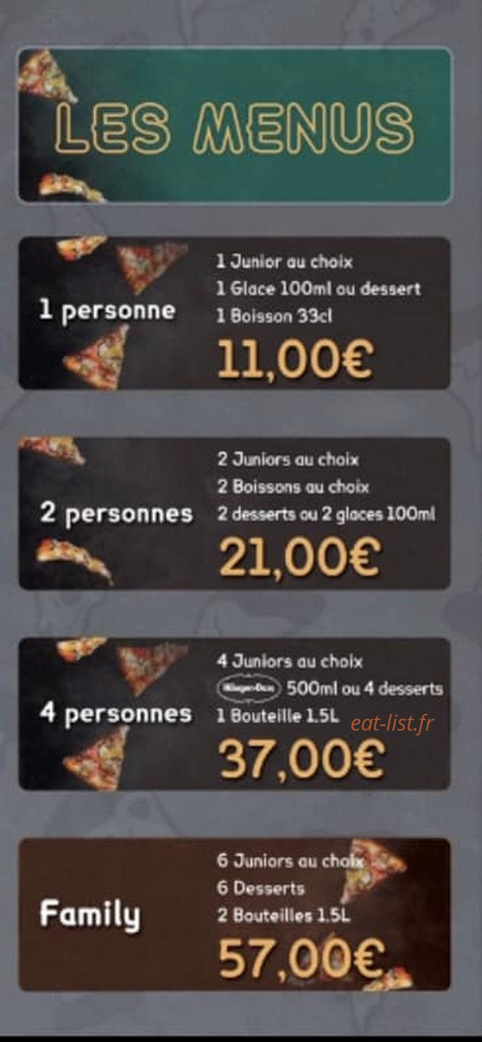 Délice Pizza — carte page 2