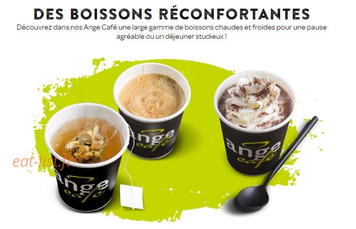Carte et menu de Boulangerie Ange à Gonfreville l'Orcher — Les boissons