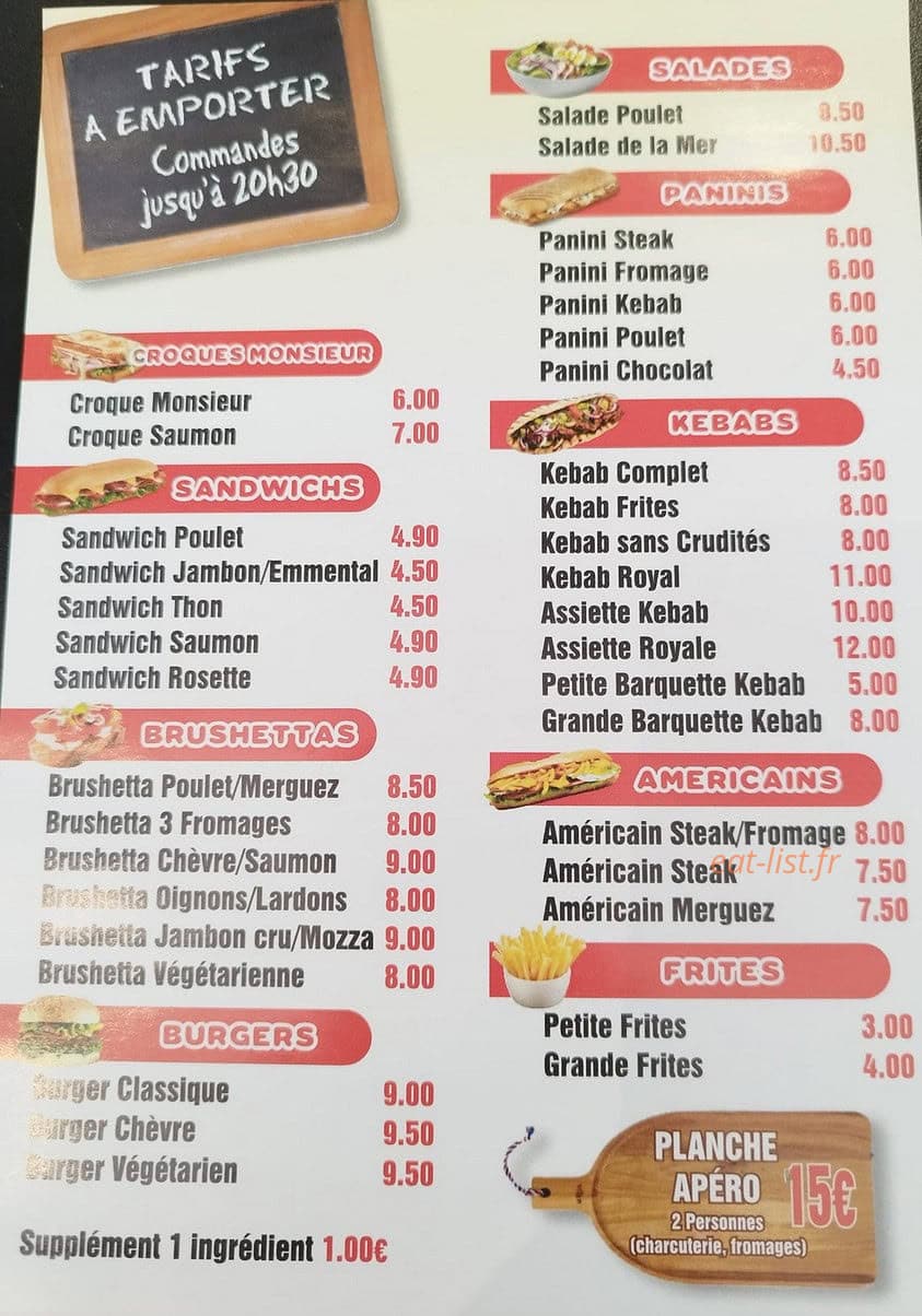 Cooking Family — carte page 2
