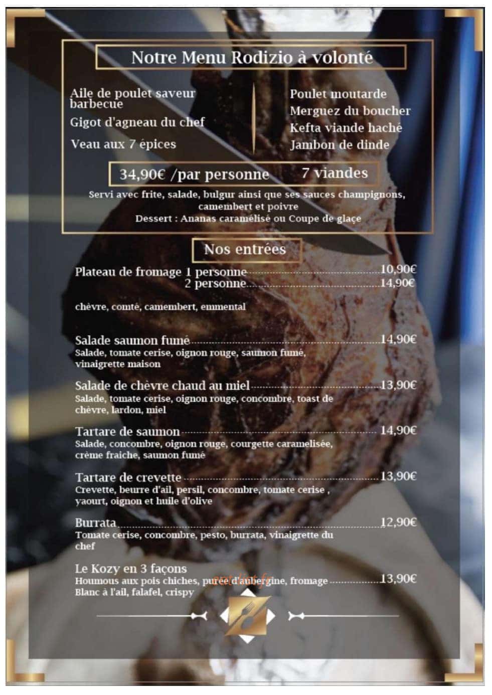 Le Kozy — carte page 1