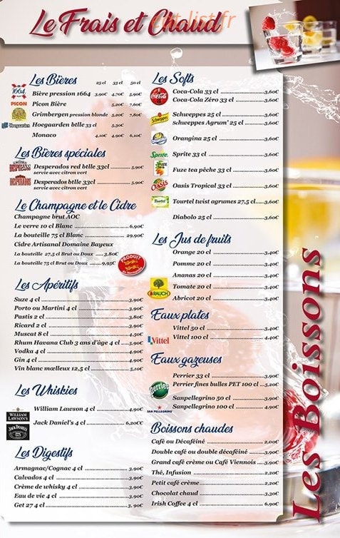 Le Quai — carte page 10