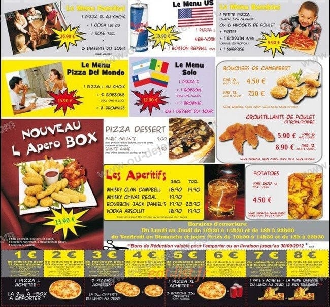 Pizza Del Mondo — carte page 3