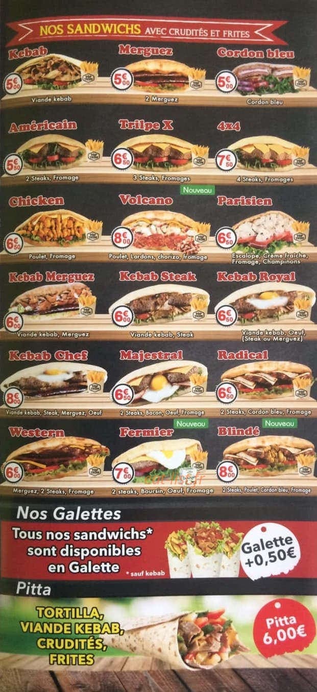 Top Tacos — carte page 6