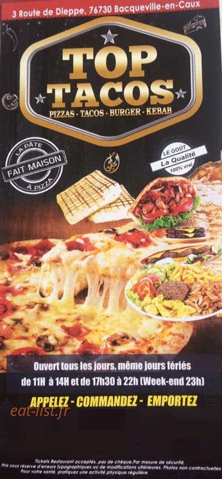 Top Tacos — carte page 1