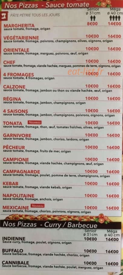 Top Tacos — carte page 2