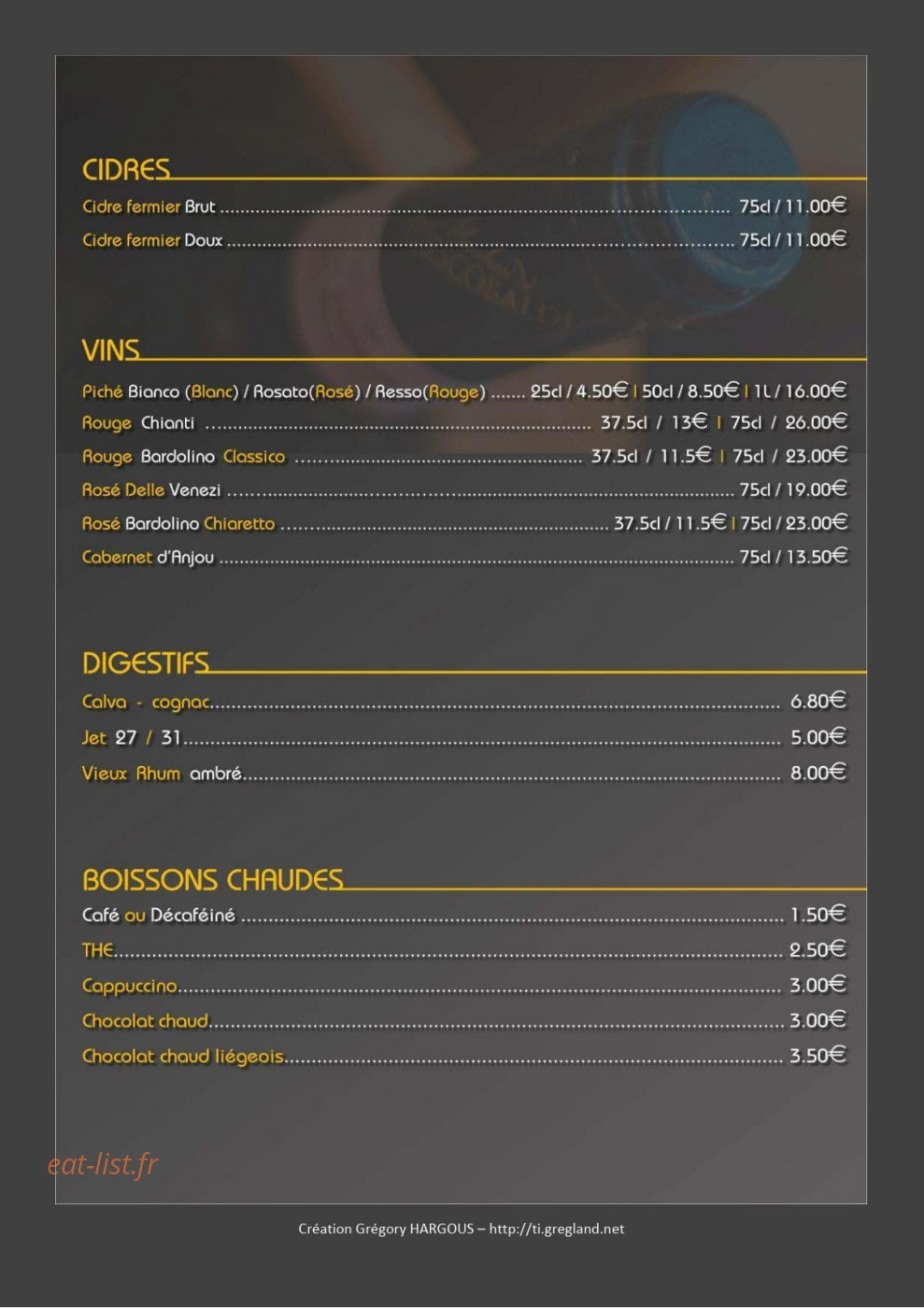 Au coin du feu — carte page 7