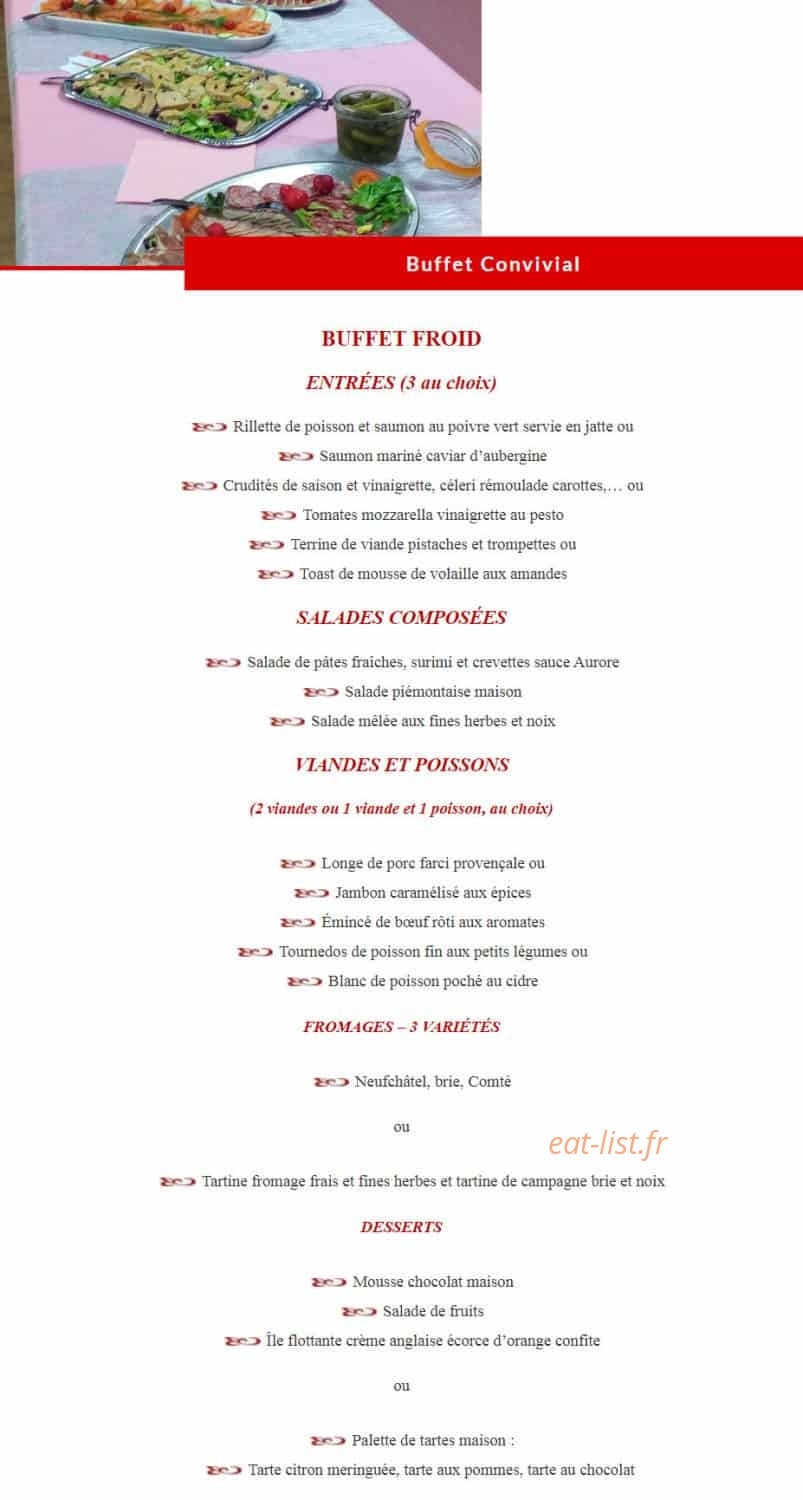 Plaisir en Bouche — carte page 2
