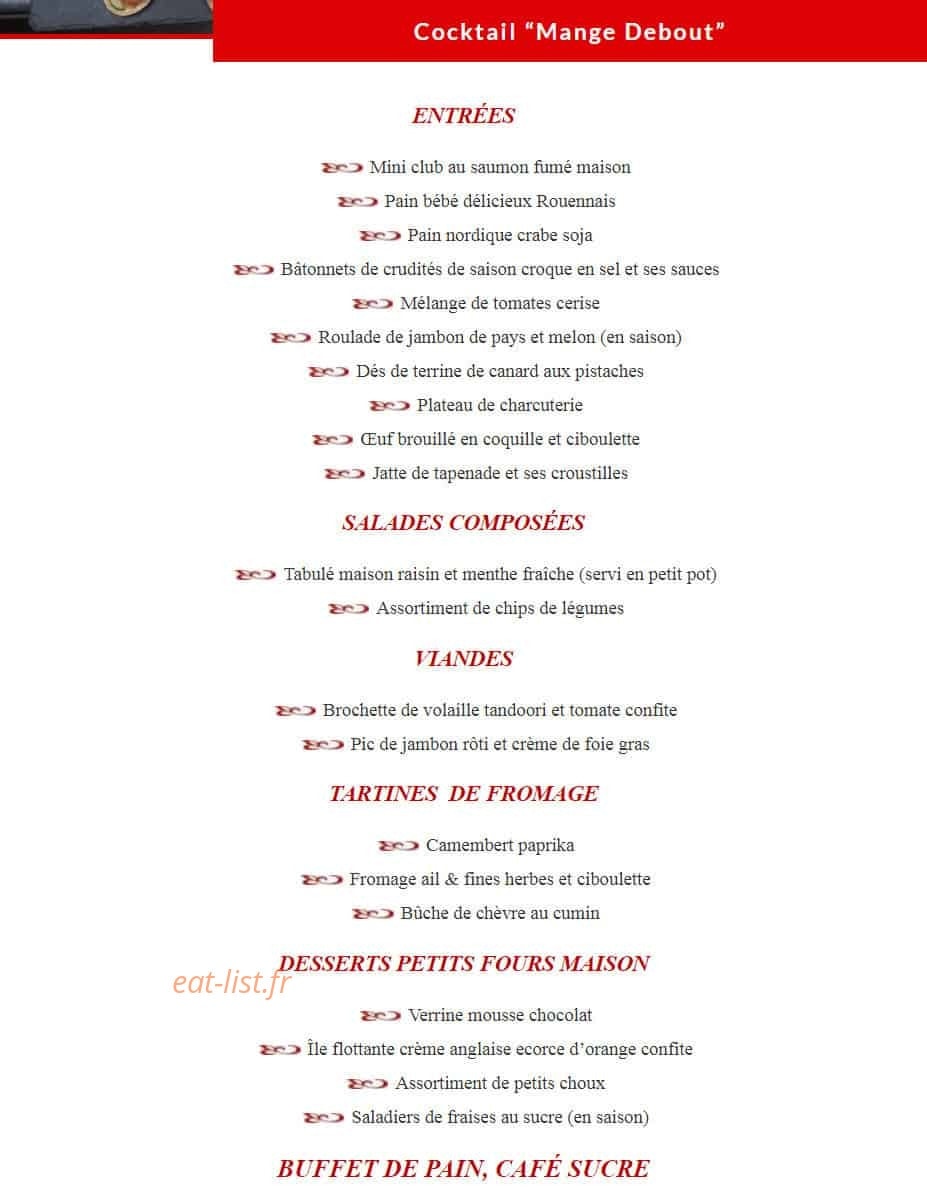 Plaisir en Bouche — carte page 4