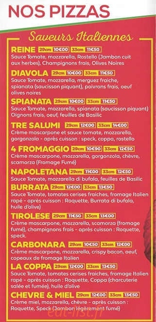 Saveurs d'italie — carte page 5