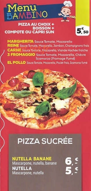 Saveurs d'italie — carte page 2