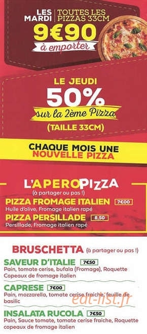 Saveurs d'italie — carte page 3