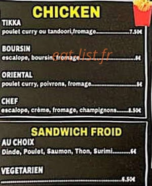 Cesar burger — carte page 5