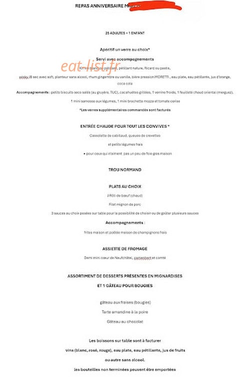 L'Auberge d'Ici et d'Ailleurs — carte page 1