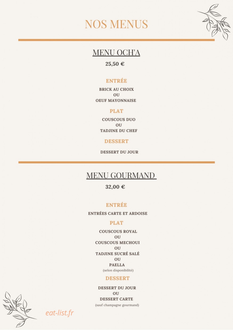 Och’a — carte page 5
