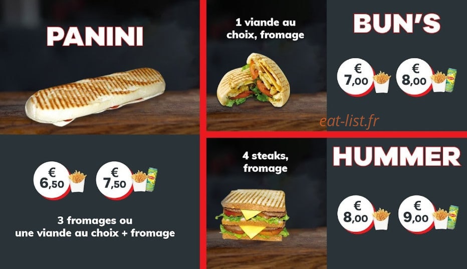 Snack du Parc — carte page 5