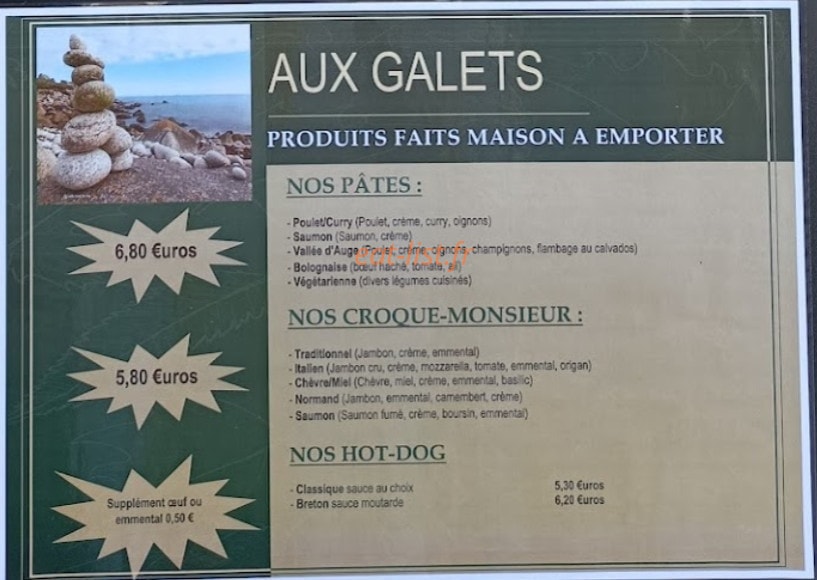 Aux Galets — carte page 3
