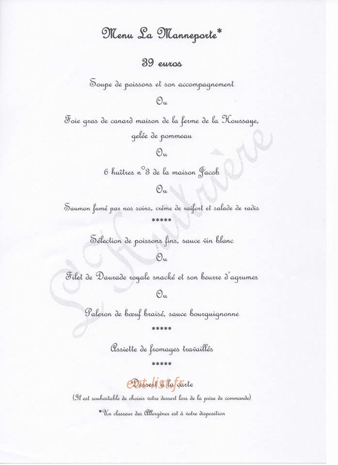 L 'Huitrière — carte page 3