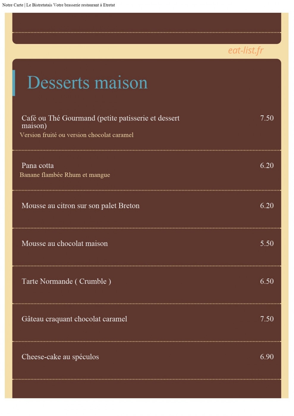 Le Bistretatais — carte page 7