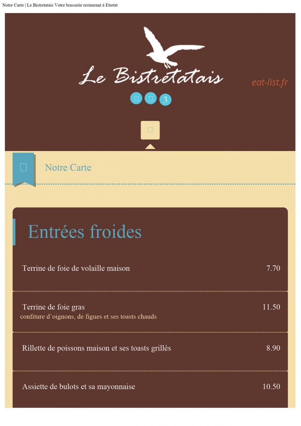 Le Bistretatais — carte page 1