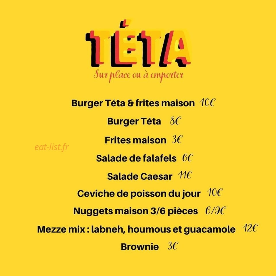 Téta — carte page 1