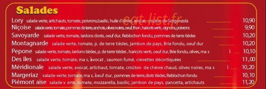 Pizza Pepone — carte page 2