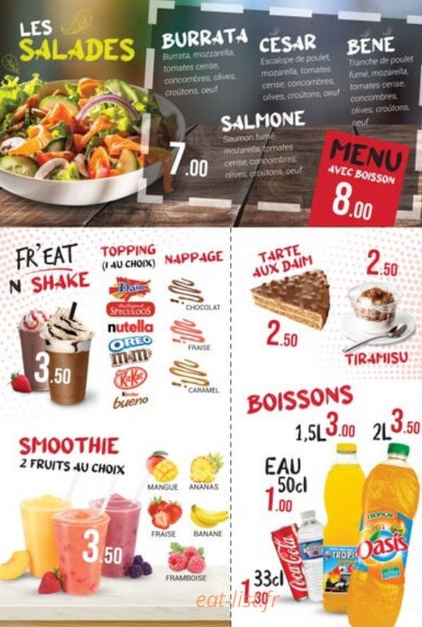 Burger Fr'Eat — carte page 2