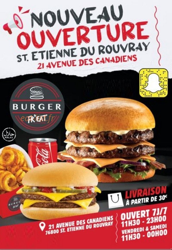 Burger Fr'Eat — carte page 1