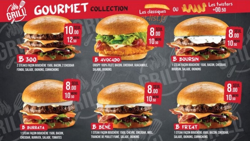 Burger Fr'Eat — carte page 4