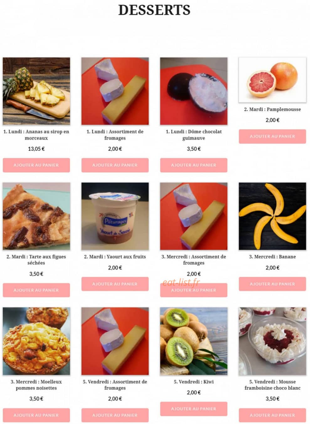 Comme chez mam's — carte page 3