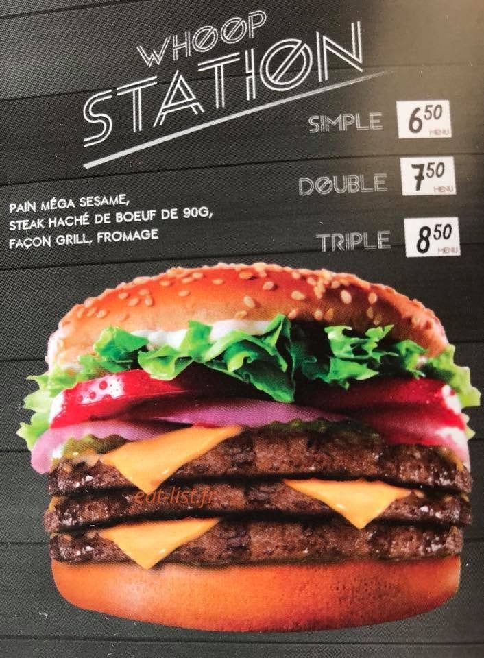 Food Station — carte page 6