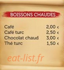 Istanbul Buffet — carte page 9