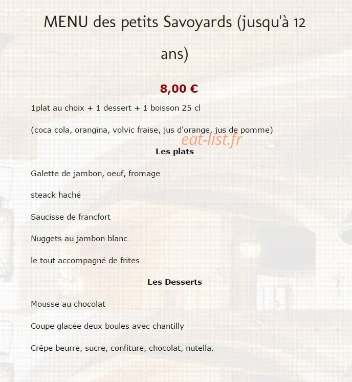 Le chamois — carte page 1
