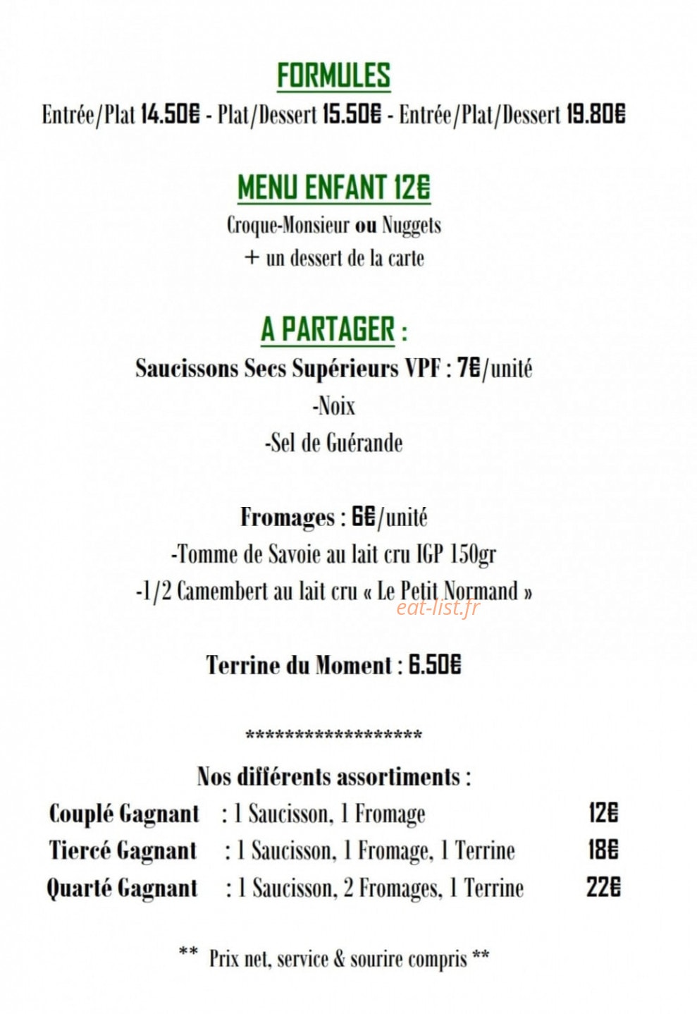 Le Paddock — carte page 2