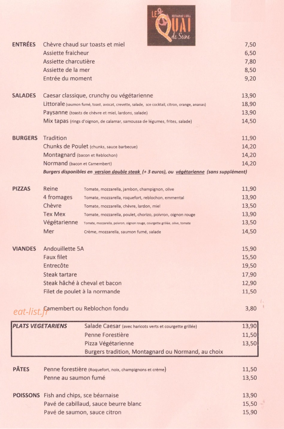 Le Quai de Seine — carte page 1
