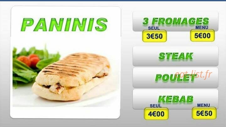 MaxFood — carte page 7