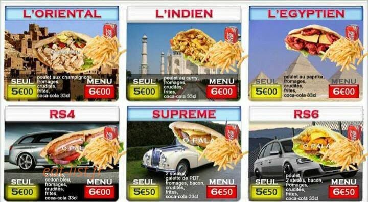 MaxFood — carte page 1