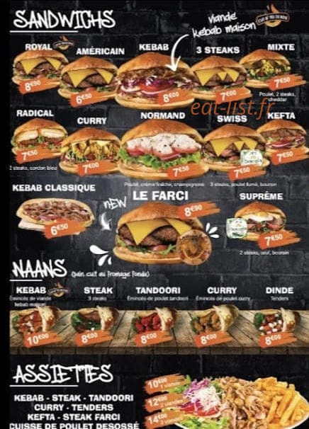 Oz Food — carte page 2