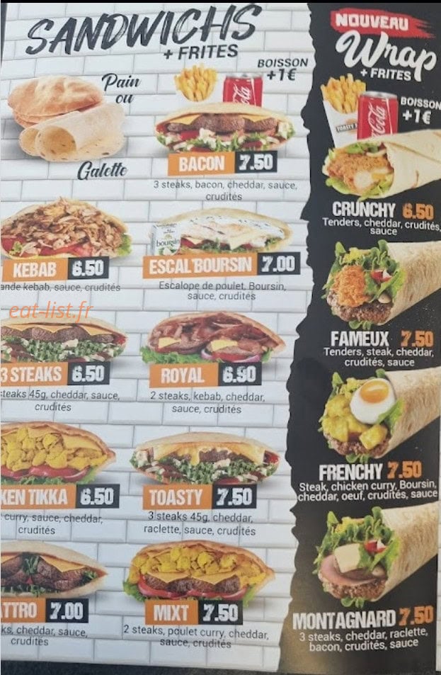 Toasty Food — carte page 2