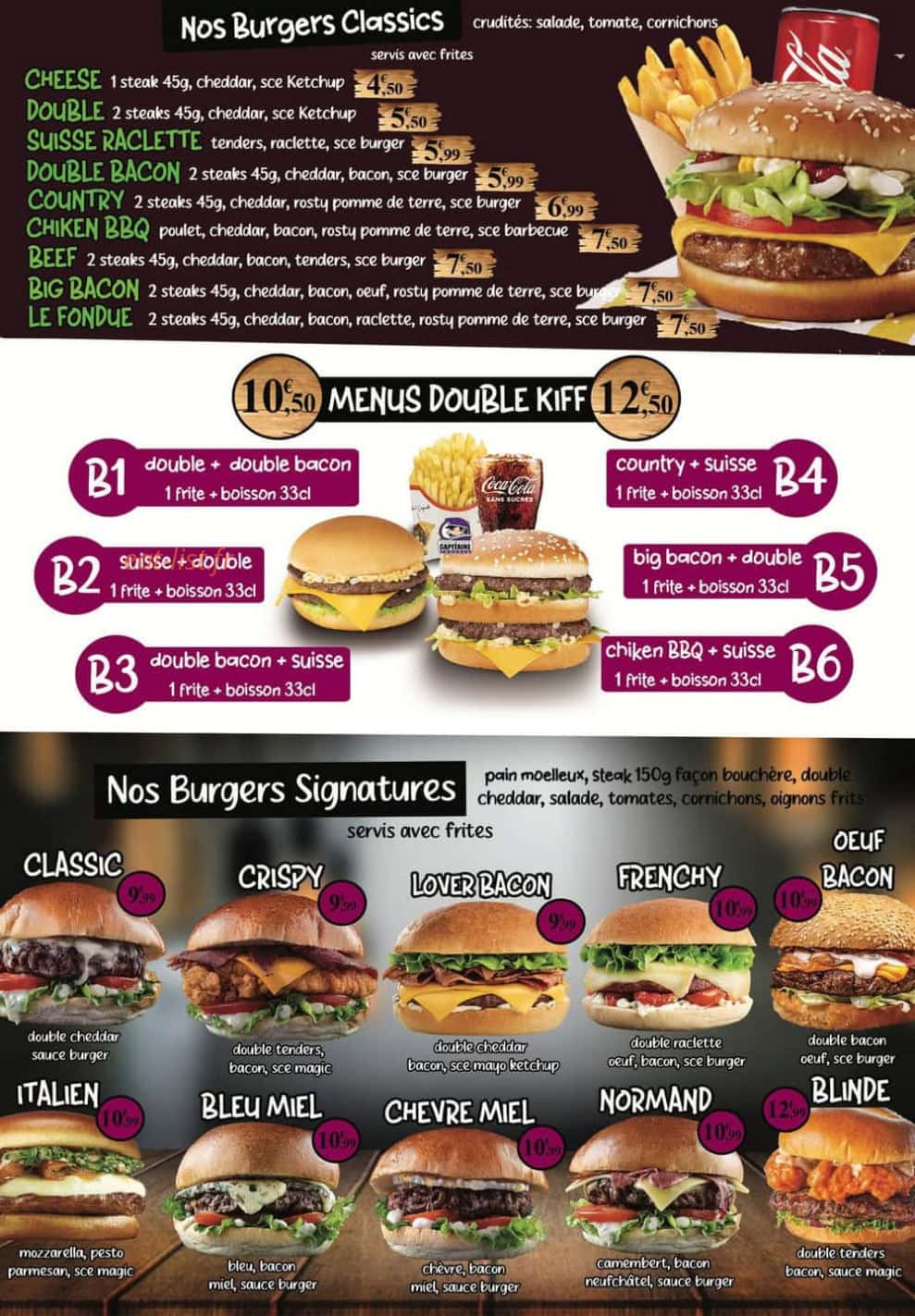 Le Capitaine — carte page 2