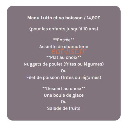 La Vieille Ferme — carte page 4